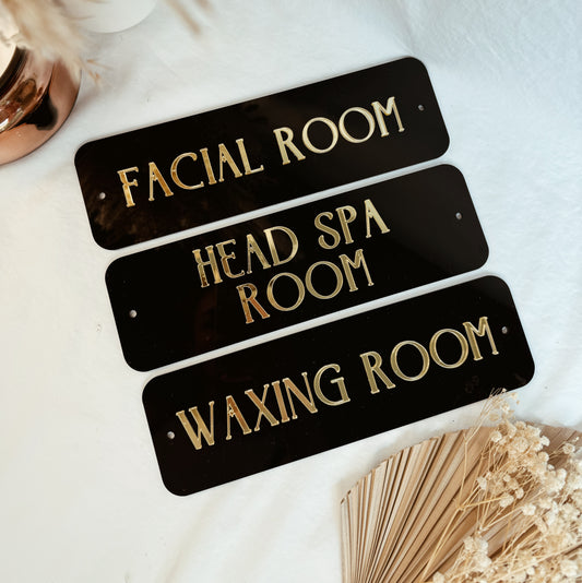 Custom 3D Acrylic Beauty Sign – Personalized Salon Door Plaque