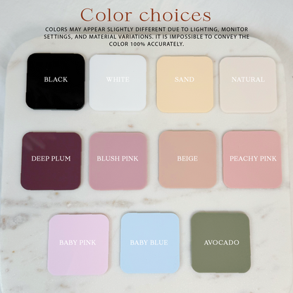 Custom 3D Acrylic Beauty Sign – Personalized Salon Door Plaque