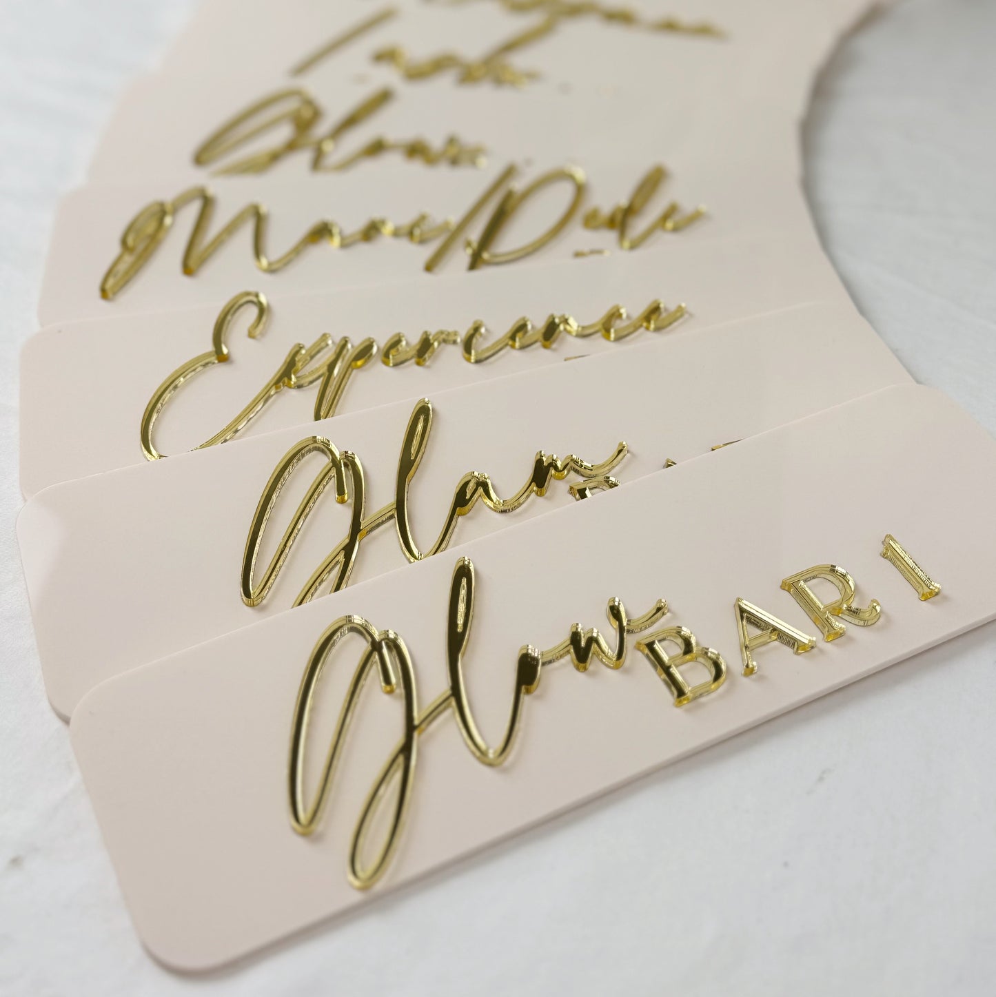 Custom 3D Acrylic Beauty Sign – Personalized Salon Door Plaque