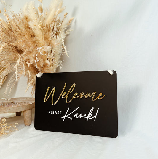 Reversible 3D Acrylic Salon Door Sign – “Do Not Disturb” / “In Session” Hanging Plaque