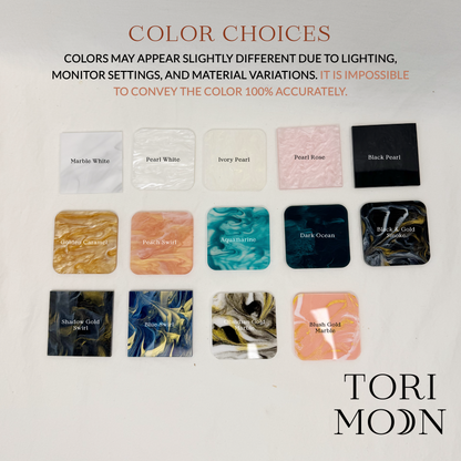 3D Acrylic Restroom Sign with Gold Icons – Salon Bathroom Decor